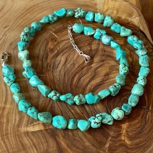 Cairo Lake Turquoise Nugget Strand